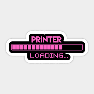 Printer Loading Sticker